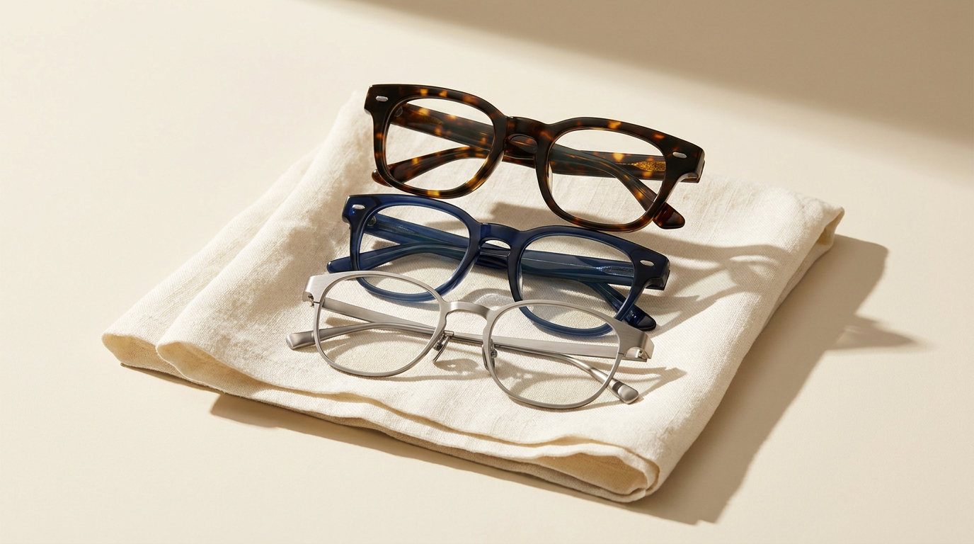 Three premium frames in different materials