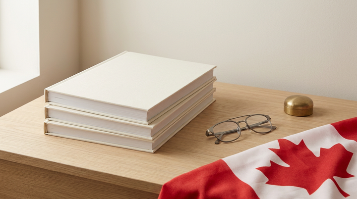 Canadian regulatory reference documents with eyeglasses