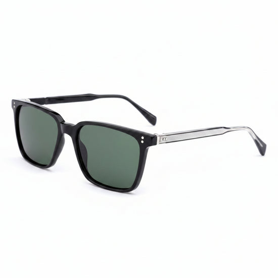 Drumheller rectangle acetate unisex eyeglasses, front view