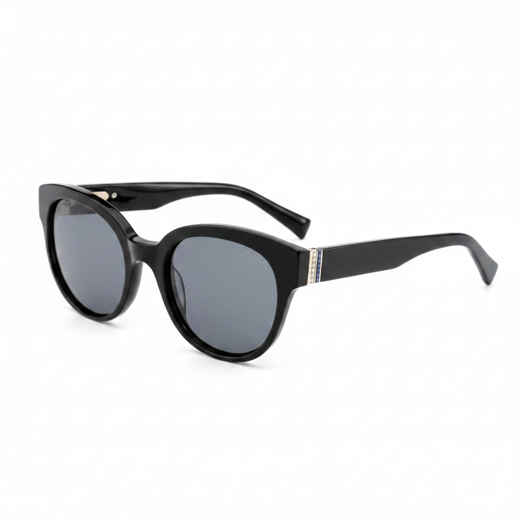 Longview round acetate women's eyeglasses, front view