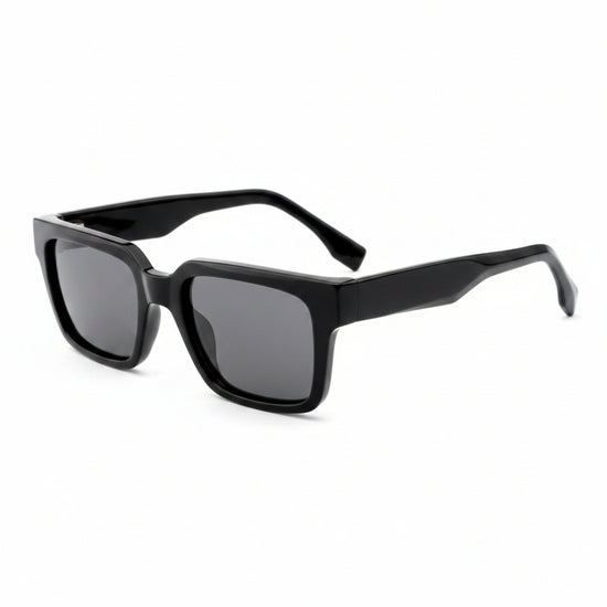 Crossfield rectangle acetate unisex eyeglasses, front view