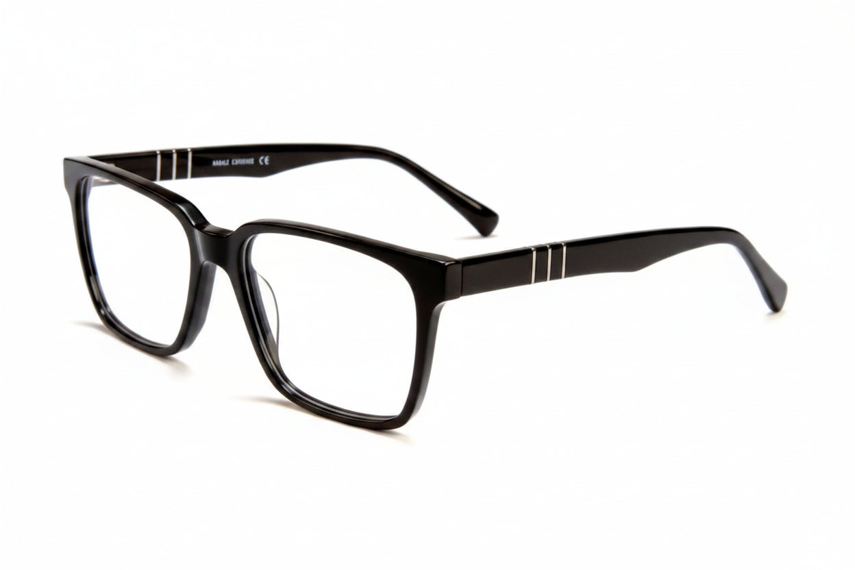 Morinville rectangle acetate unisex eyeglasses, front view