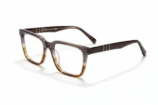 Blackfalds rectangle acetate unisex eyeglasses, front view